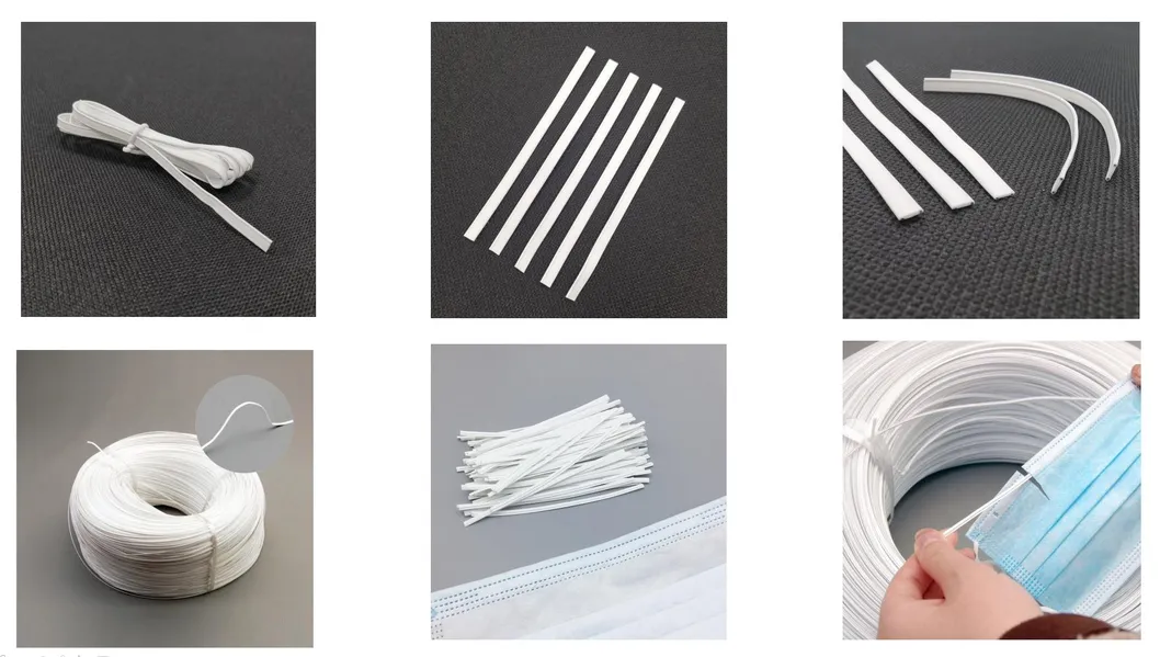 100% Full Plastic Nose Wire/Nose Bridge Strip for Facemask