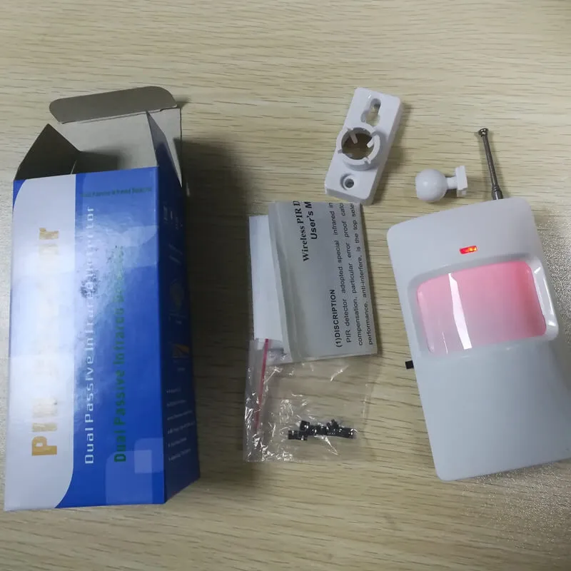 110 Degree Wireless PIR Detector with Long Battery Life