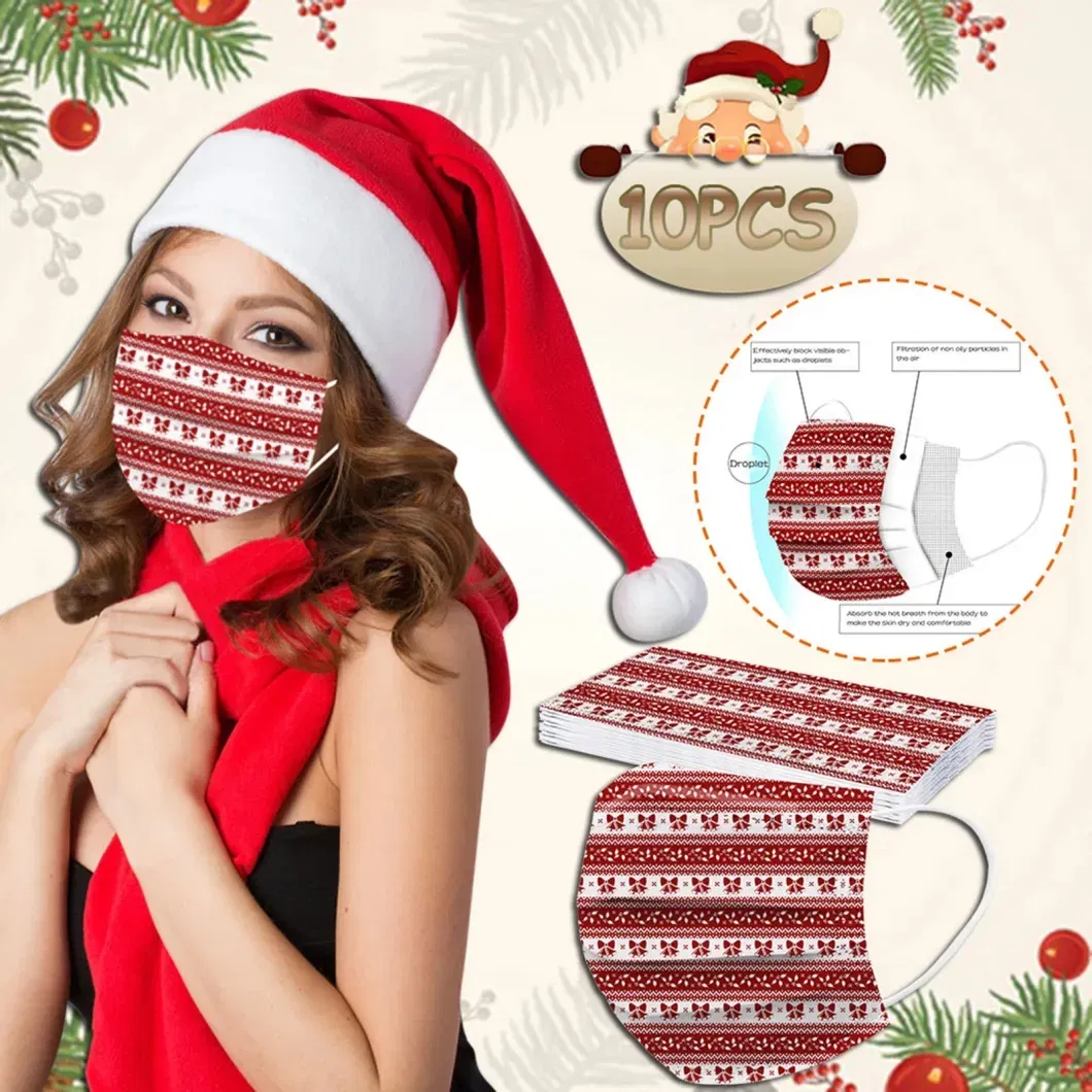 2020 Stars with The Same Style for Children and Men′s Fashion Custom Logo Christmas Party Mask