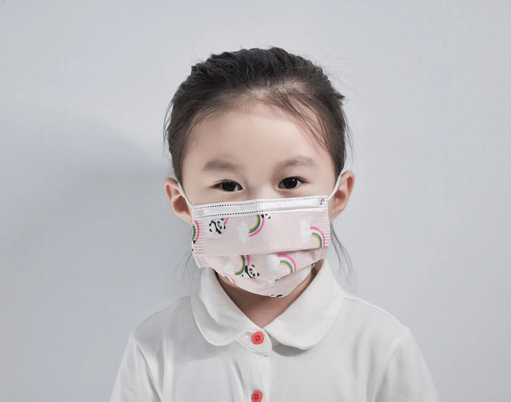 2021 Wholesale Disposable Face Virus-Prevention Mask for Children Nonwoven 3ply Facial Prevent Infection Dust Certificated Safety Protective Mask in Stock