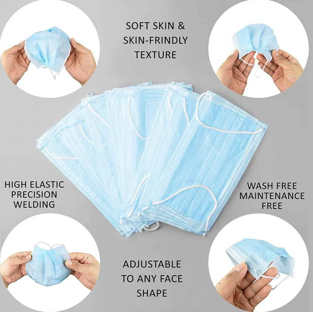 3 Ply Non Woven Protective Disposable Face Mask Suppliers