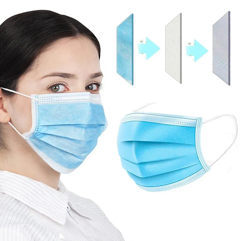 3 Ply Procedure Non-Woven Disposable Face Mask