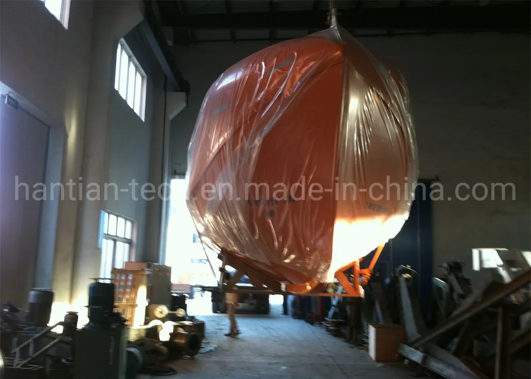 31p Capacity Marine Lifesaving Equipment Freefall Type Totally Enclosed FRP Boat
