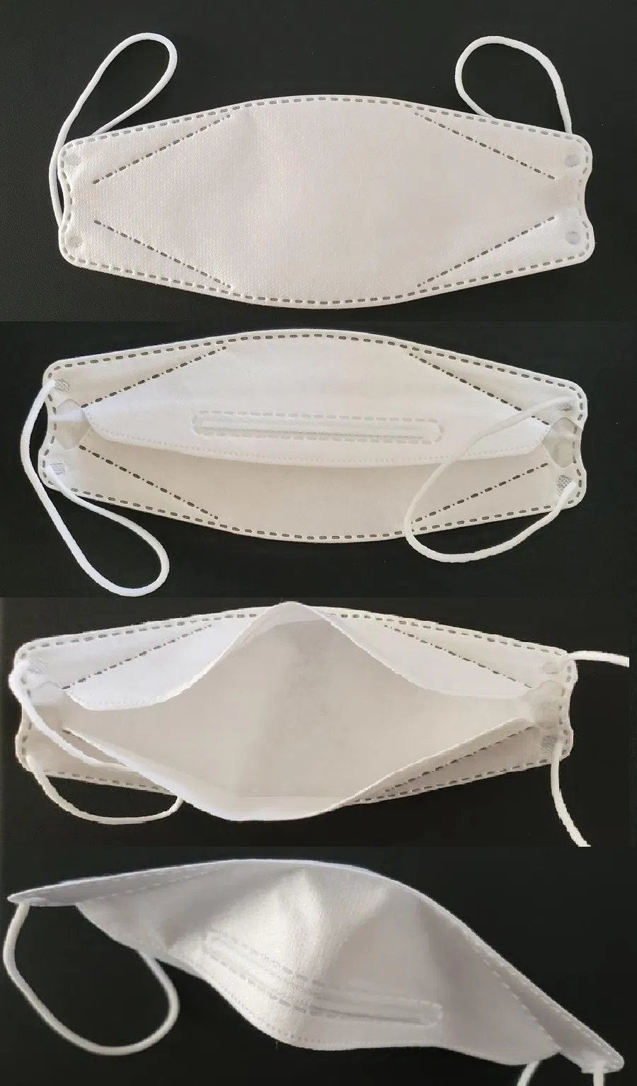 3D Triangle Folded Disposable Face Mask Particulate Respirators Face Mask for Women&Men