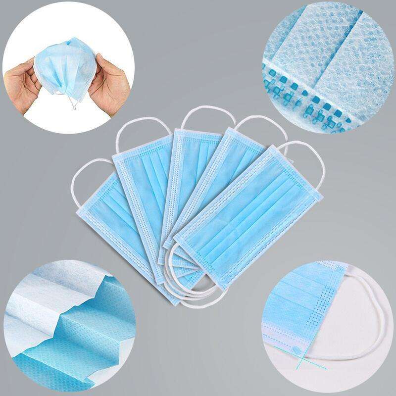 3ply Earloop Non Woven Mascarillas Dust Facial Mask Disposable Face Mask