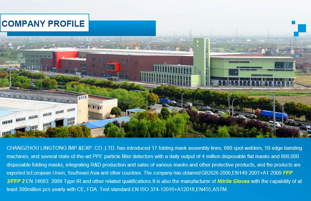 5 Layer Disposable Labor Protection Protective Face Mask with Earloop Filter