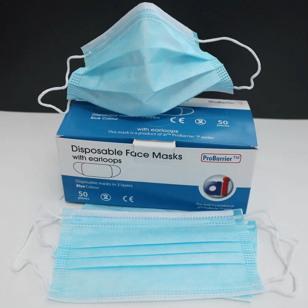 50 PCS Disposable Face Masks/3 Ply Procedure Face Mask Wholesale Price