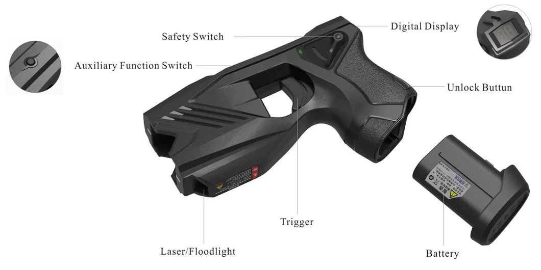 5500 Voltage Stun Gun for Military and Law Enforcement
