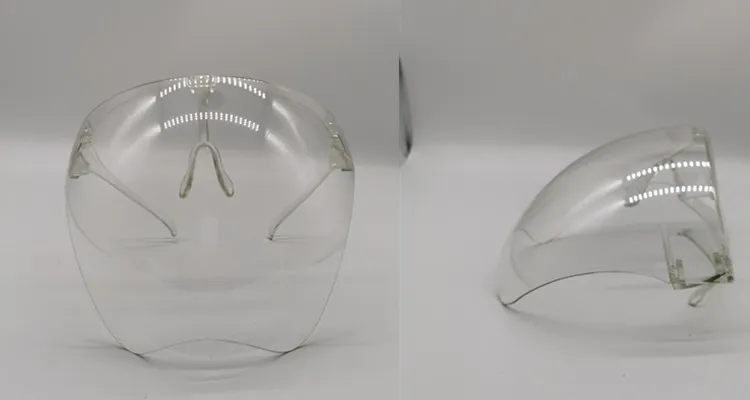 Amazon Top Seller Environmental PVC Face Safety Plastic Catering Smile Clear Transparent Maskes New Design Facemask