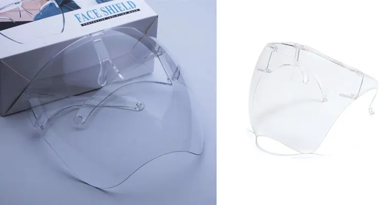 Amazon Top Seller Environmental PVC Face Safety Plastic Catering Smile Clear Transparent Maskes New Design Facemask