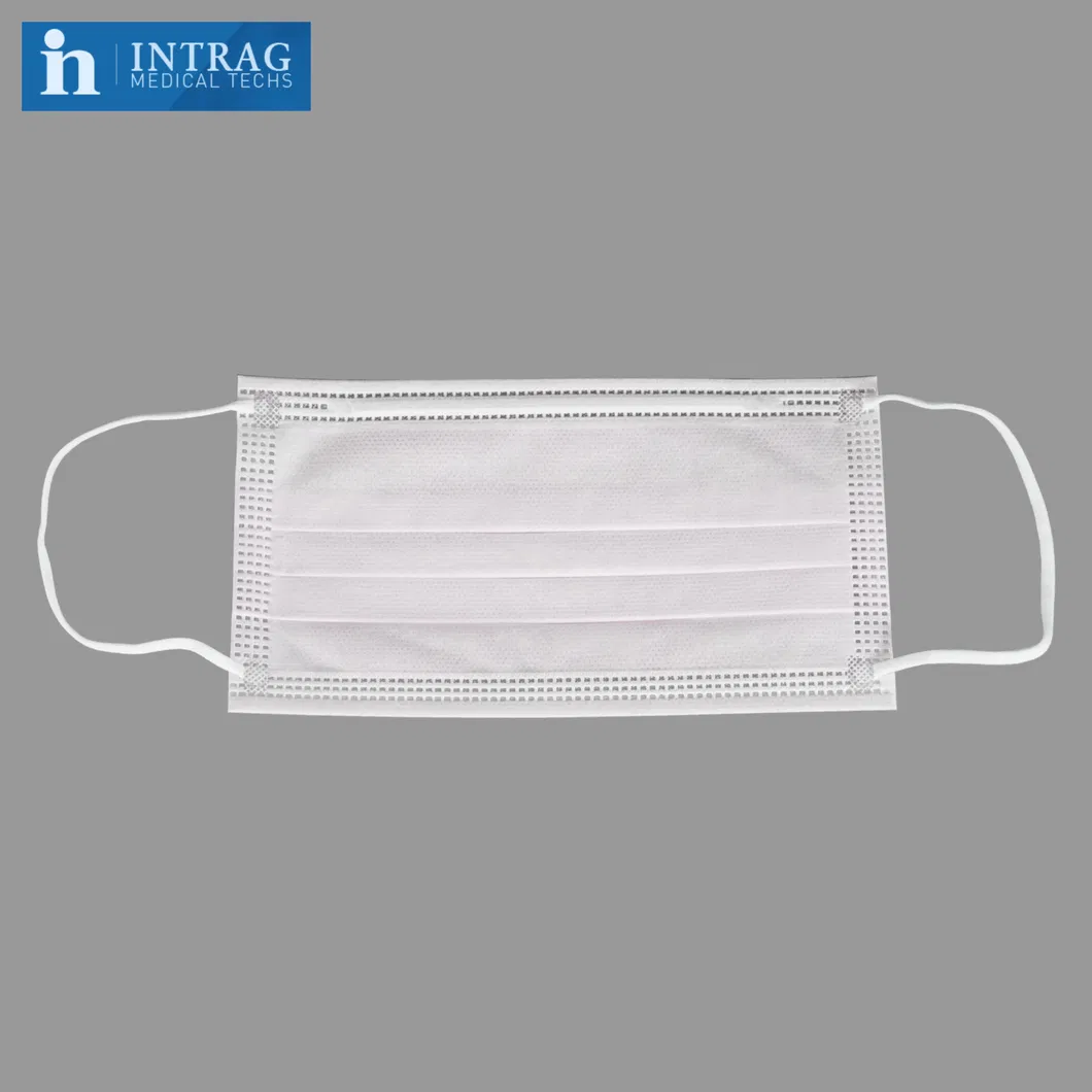 Anti-Bacterial 3-Layer Protective Non-Woven Ear Hook Type Medical Surgical Facial Mask