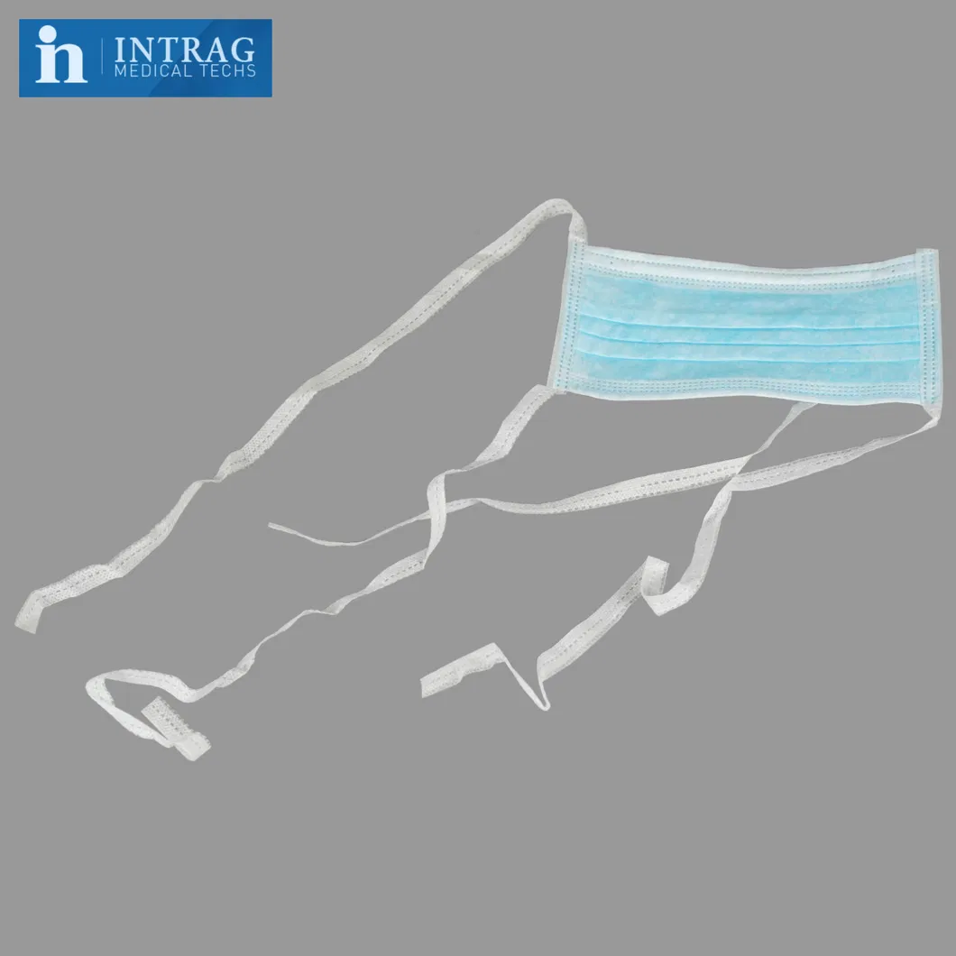 Anti-Bacterial 3-Layer Protective Non-Woven Ear Hook Type Medical Surgical Facial Mask