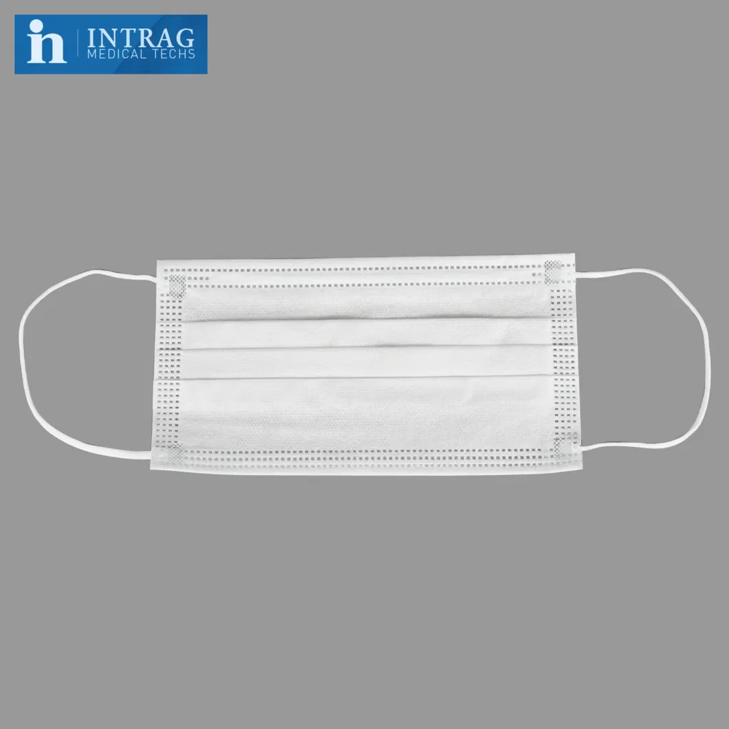 Anti-Bacterial 3-Layer Protective Non-Woven Ear Hook Type Medical Surgical Facial Mask