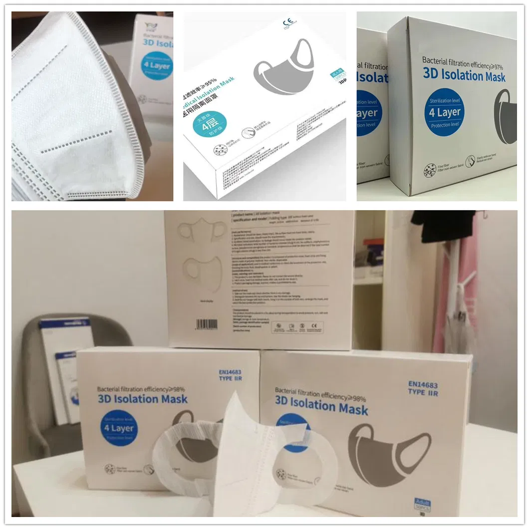 Anti Dust Kn99 FFP2 P3 KN95 Face Mask Folding Respiratory Protection with Ce FDA Certificates