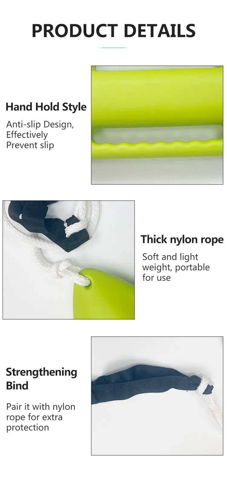 Anti-Slip Design Skin Friendly Lifeguard Floating Buoy