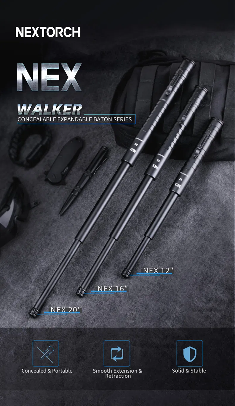 Baton Self Defense Baton Matte Color Everyday Carry Baton