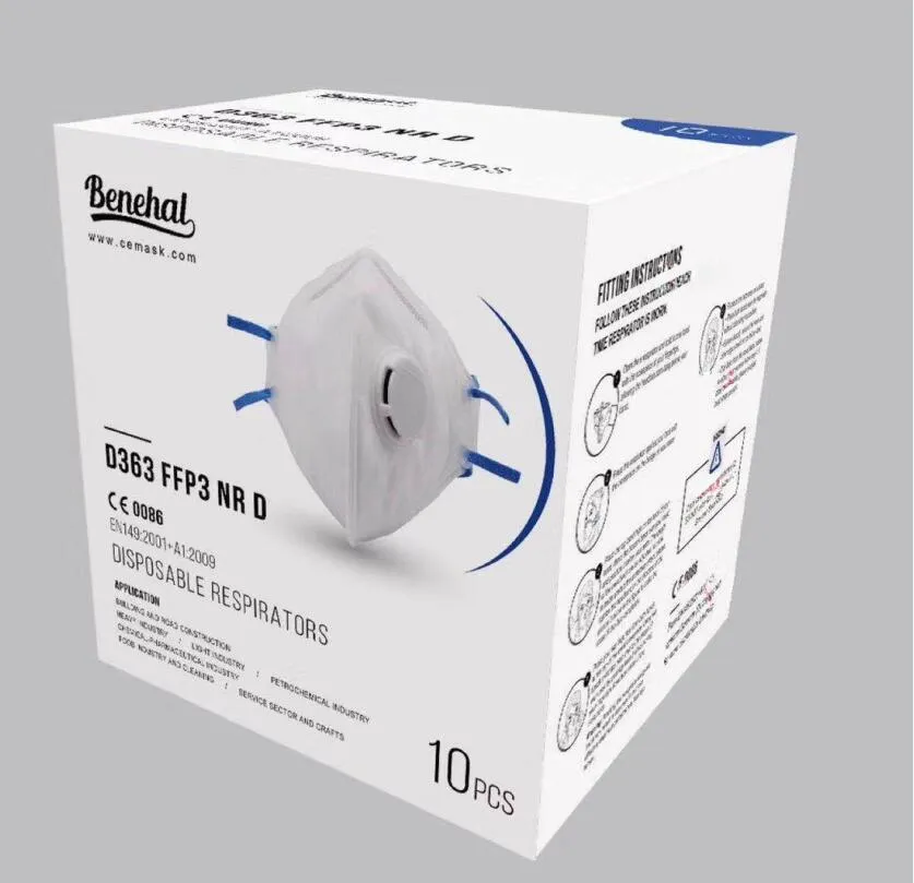 Benehal Ce / En 149 2001 Disposable Respirators /Niosh  Mask