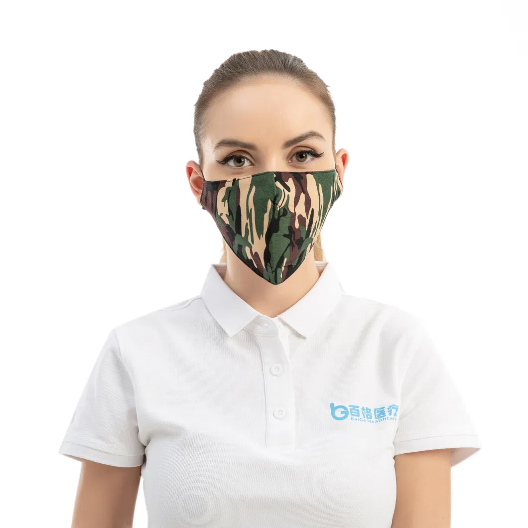 Camouflage Anti-Haze Pm2.5 Mask Cotton Adult Three-Dimensional Mask