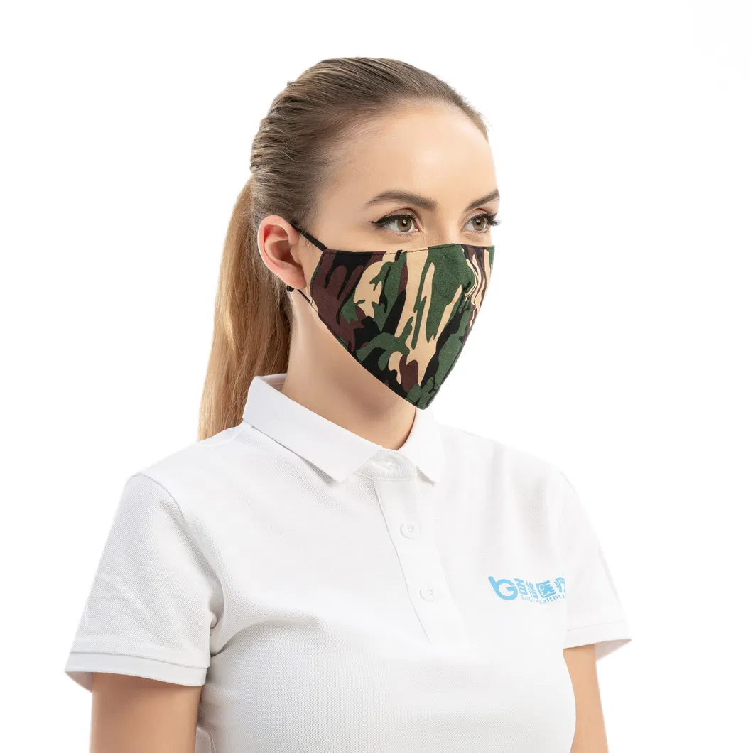 Camouflage Anti-Haze Pm2.5 Mask Cotton Adult Three-Dimensional Mask