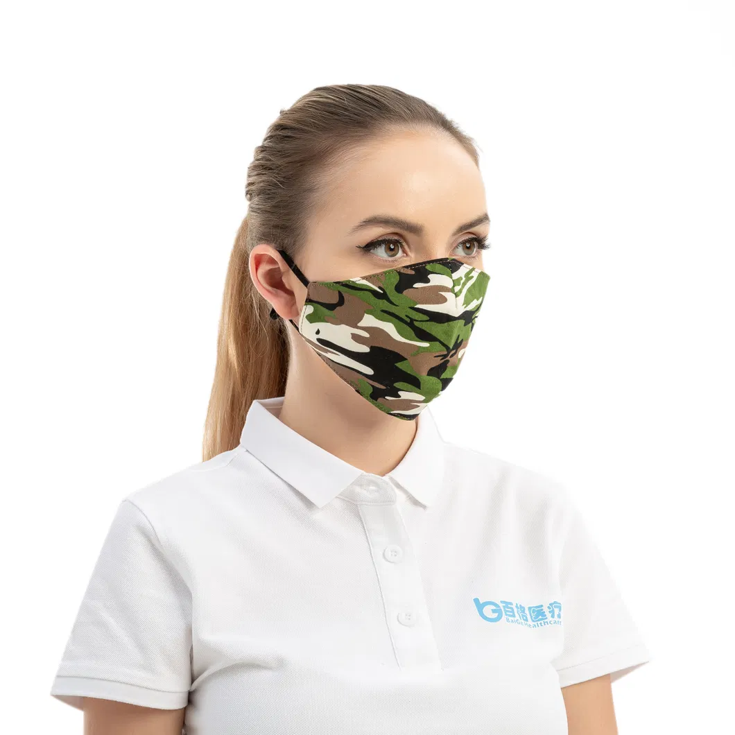 Camouflage Anti-Haze Pm2.5 Mask Cotton Adult Three-Dimensional Mask