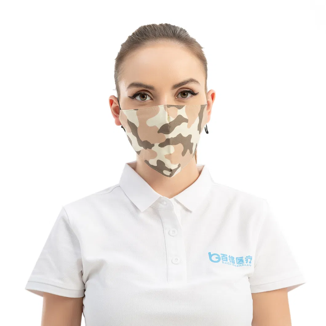 Camouflage Anti-Haze Pm2.5 Mask Cotton Adult Three-Dimensional Mask