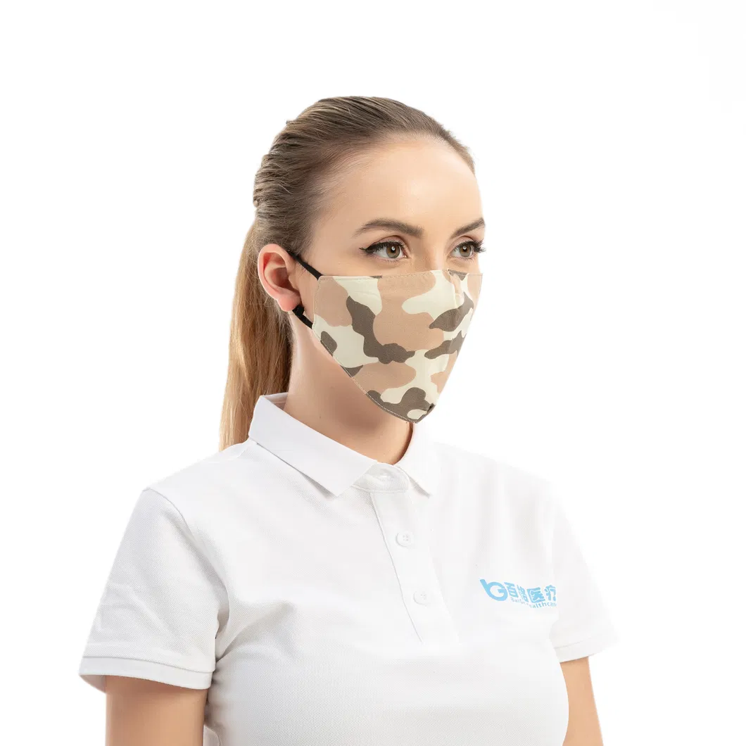 Camouflage Anti-Haze Pm2.5 Mask Cotton Adult Three-Dimensional Mask