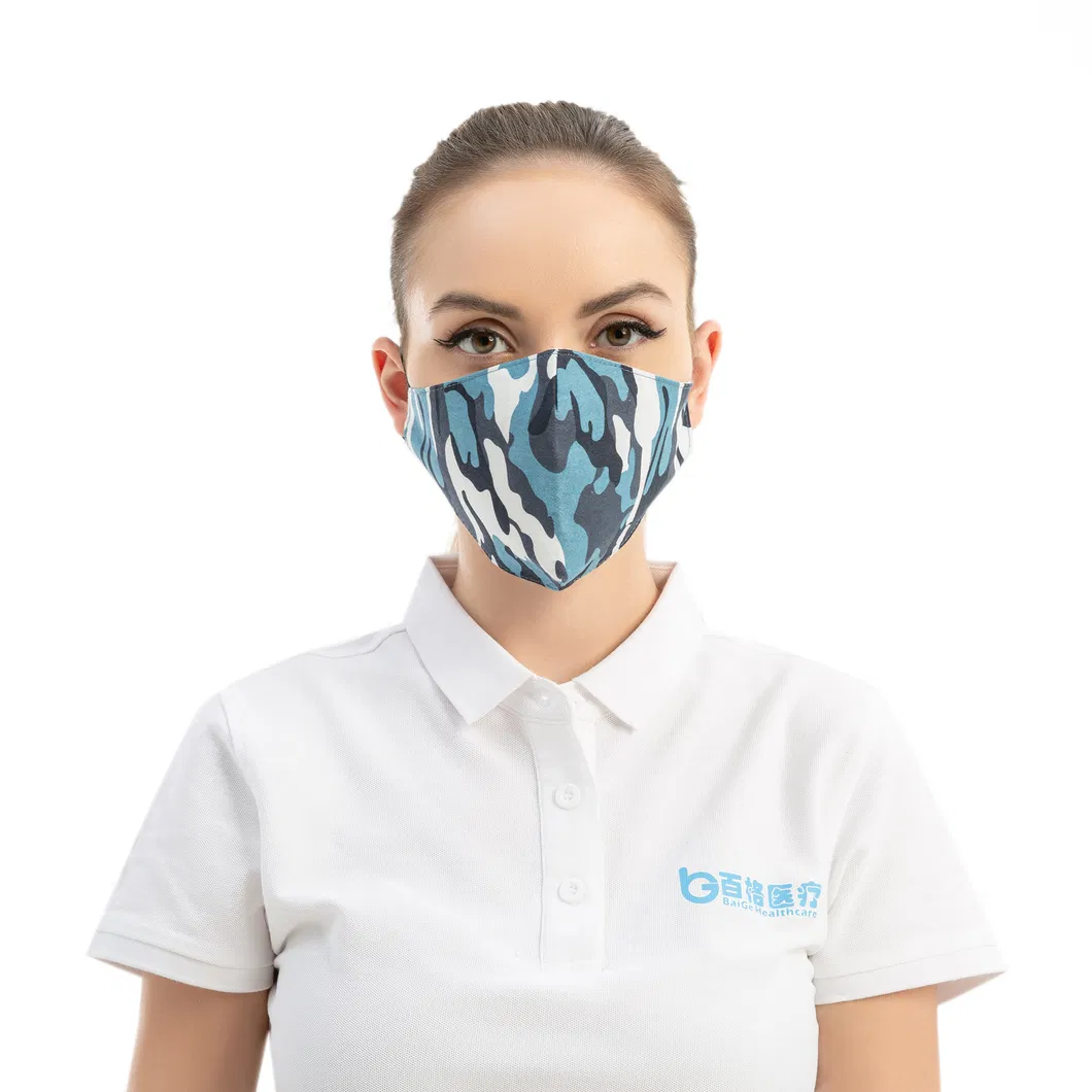 Camouflage Anti-Haze Pm2.5 Mask Cotton Adult Three-Dimensional Mask