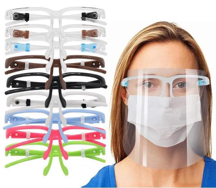 China Factory Heng De High Quality Safety Eyewear Face Frame Shield