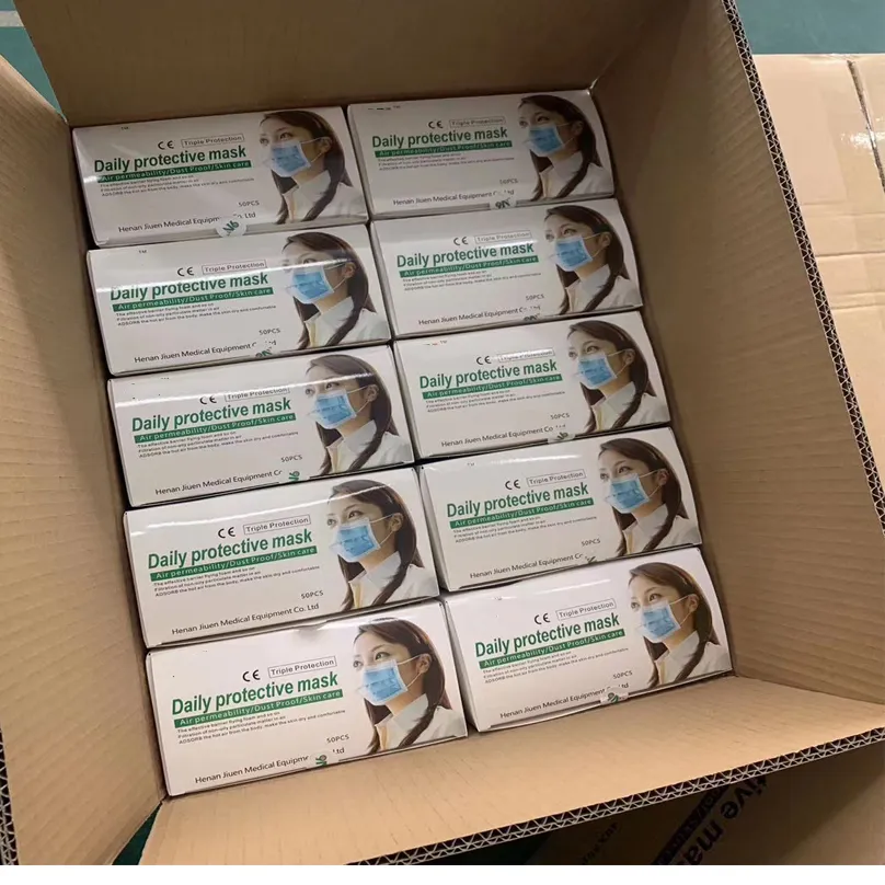 China Suppliers Disposable 3 Ply Protective Face Mask for Hot Selling