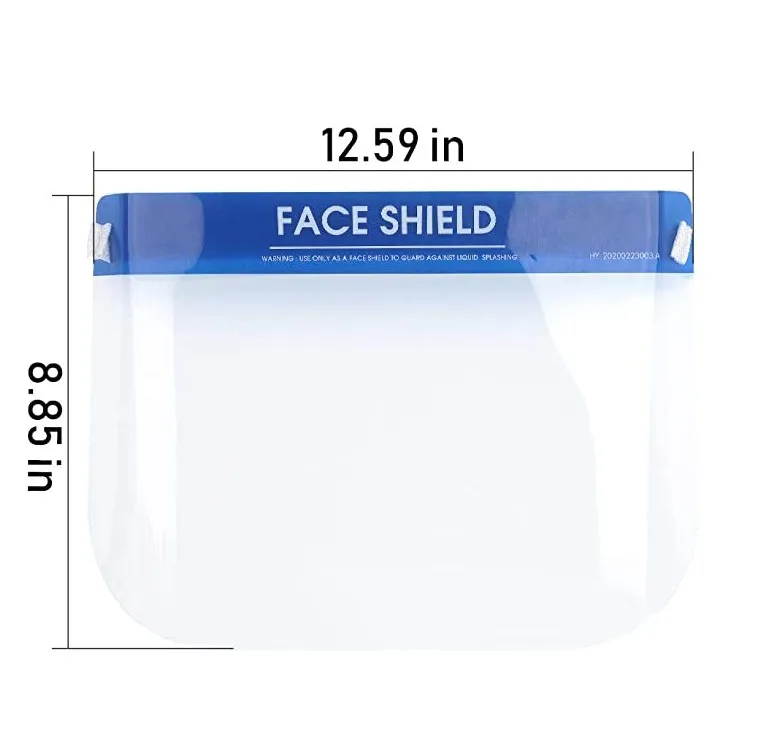 Chinese Protective Equipment Clear Face Shield Plastic Protection Wholesale Factory