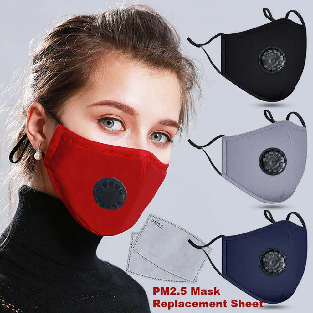 Cotton Pm2.5 Anti Haze Mask with Carbon Filter