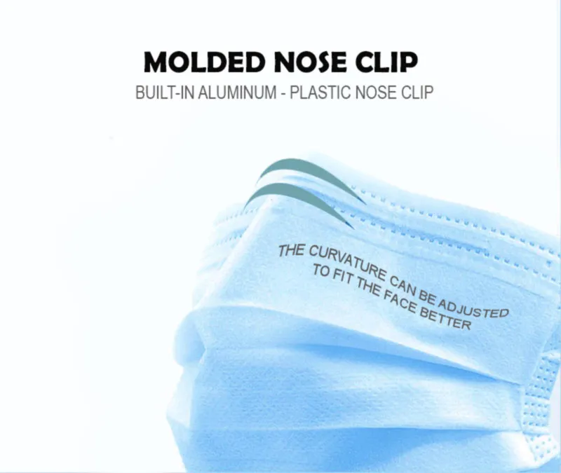Disposable 3 Ply Non Woven N99 N95 N90 Ffp2 Ffp3 Dust Mask Respirator