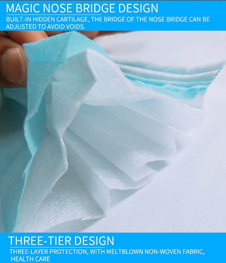 Disposable Face Mask with Earloop 3-Ply Face Mask