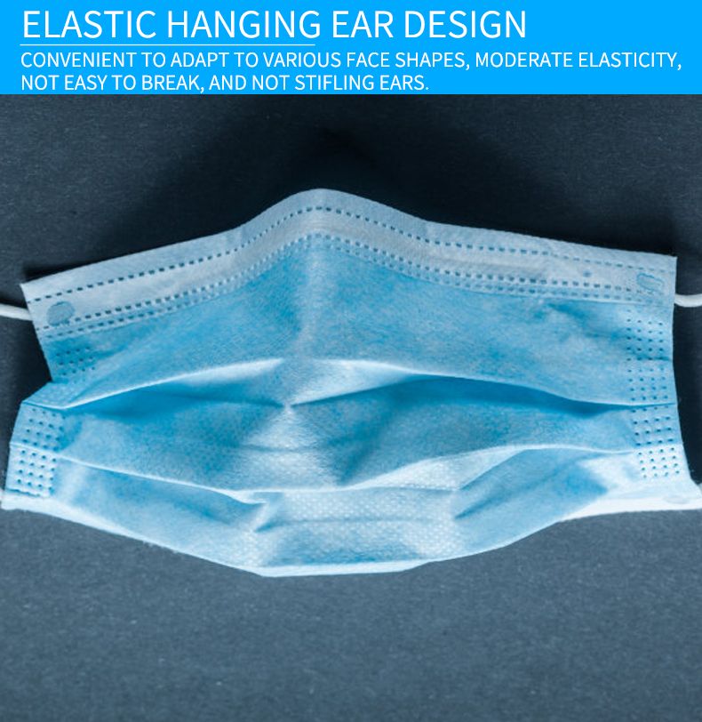 Disposable Face Mask with Earloop 3-Ply Face Mask