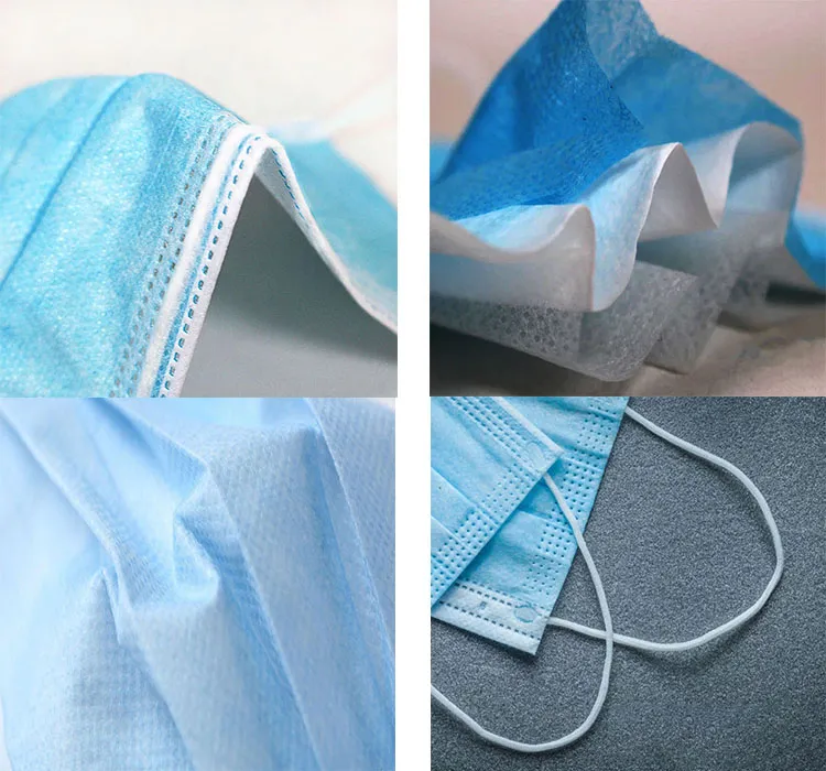 Disposable Fast Face Masks 3-Ply Mouth Cover for Daily Protection