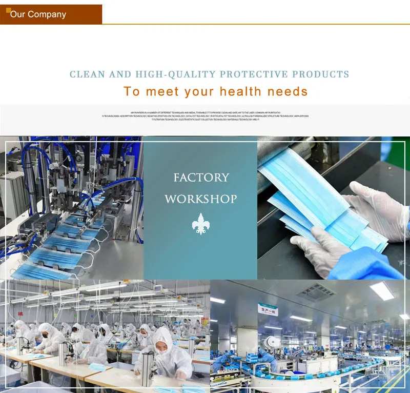 Disposable Fast Face Masks 3-Ply Mouth Cover for Daily Protection