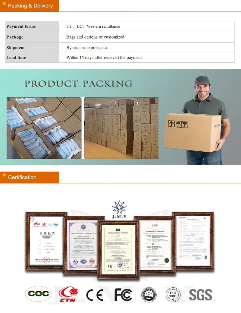 Disposable Fast Face Masks 3-Ply Mouth Cover for Daily Protection