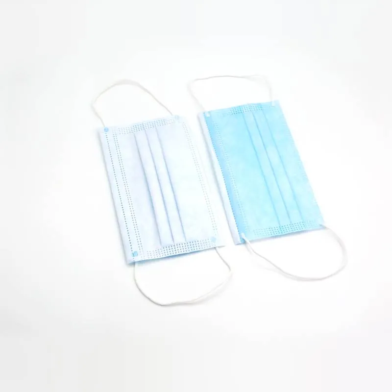 Disposable Mask 3 Layers Filter Respirator Anti-Dust Mouth-Muffle Bacteria Proof Flu Earloop Face Mouth Mask in Stock