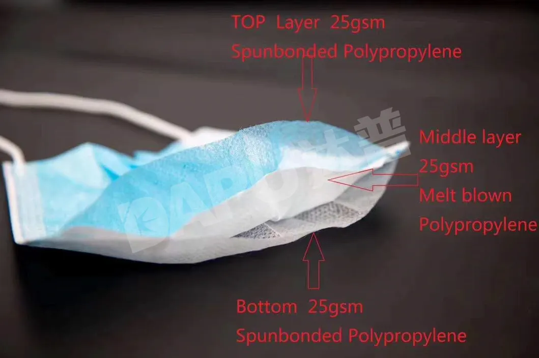 Disposable Mask 3 Layers Melt Blown Bfe95