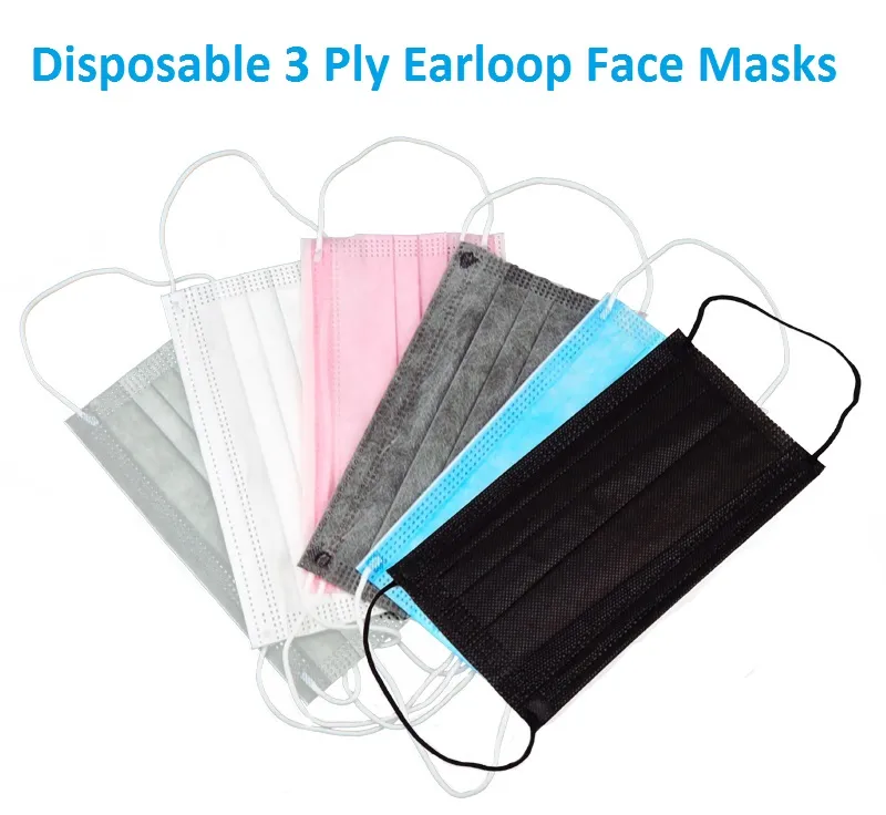 Disposable Non-Woven Face Mask Single Use Anti Dust Facial Mask