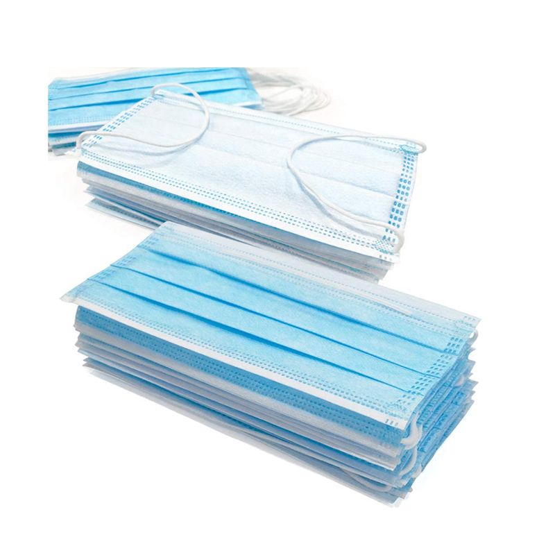 Disposable Non-Woven Face Masks 3 Layer Safely Mask