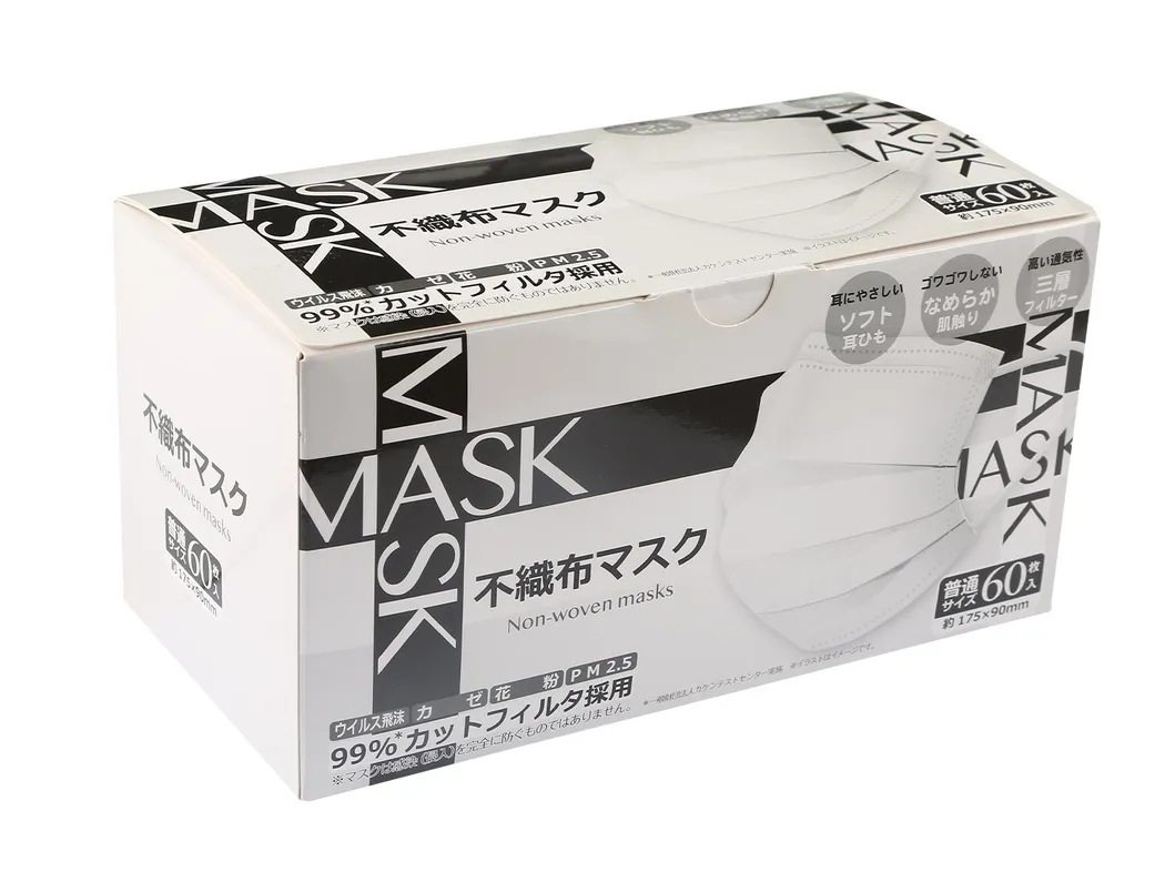 Disposable Non-Woven Mask with Ear Hooks Dust Musk