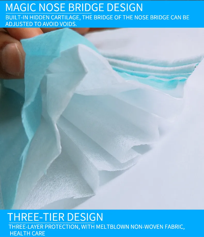 Disposable Non-Woven Protective Face Mouth Civil Mask