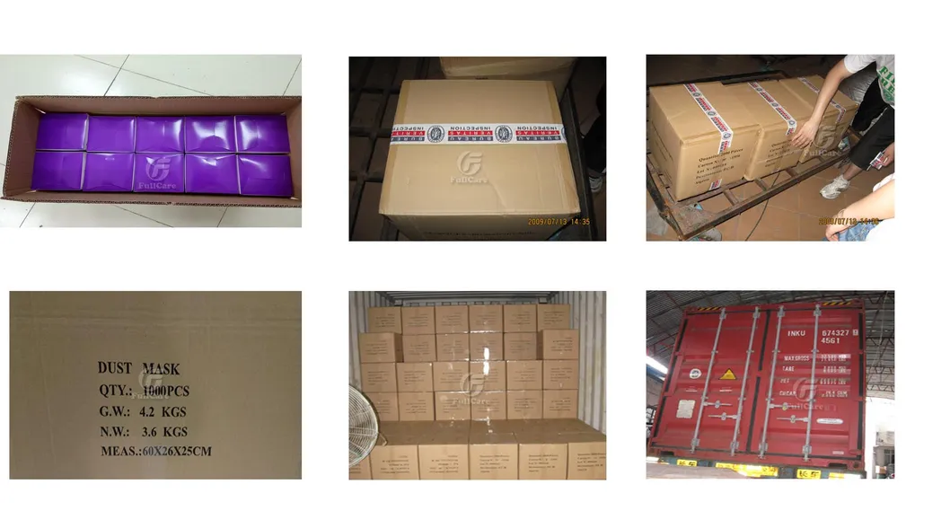 Disposable Nonwoven PP 1layer 160g 180g 220g Nuisance Dust Mask Particulate Respirator Safety Cover Dust Mask