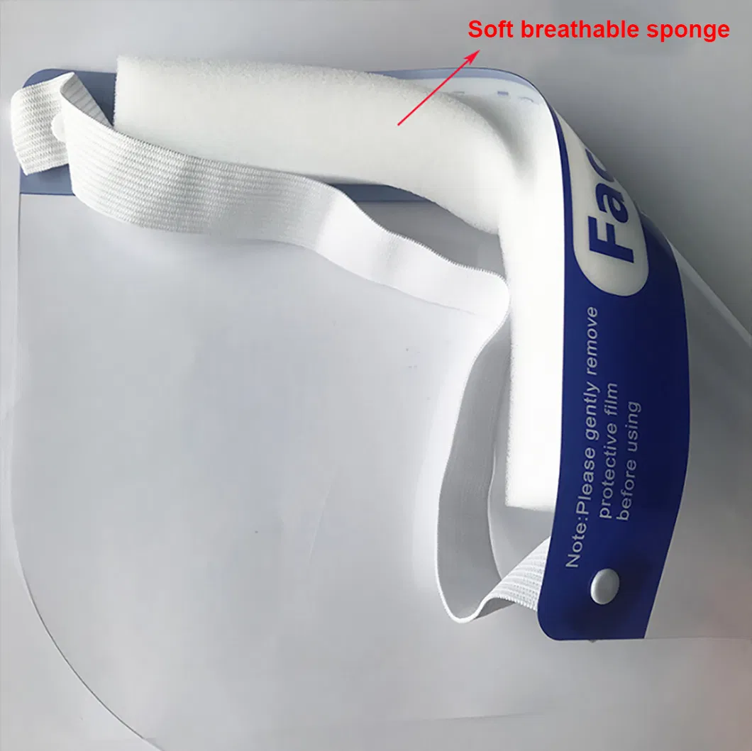 Disposable Pet Protective Transparent 330*250*0.25mm Anti-Fog Face Shield in Stock