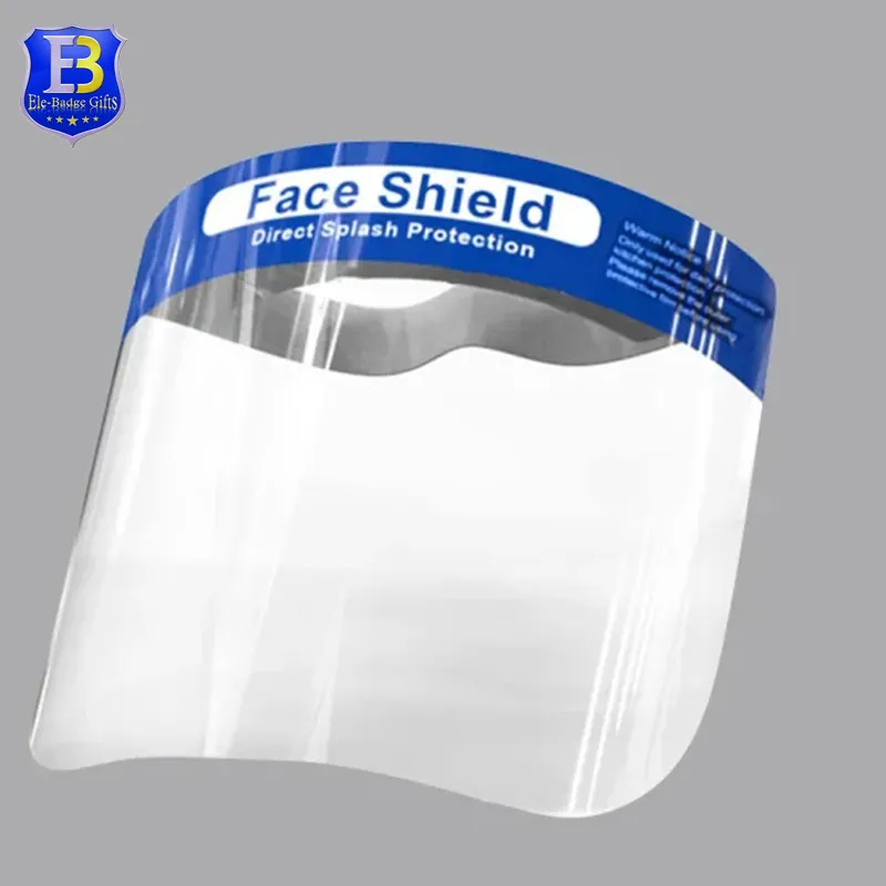 Disposable Pet Protective Transparent 330*250*0.25mm Anti-Fog Face Shield in Stock