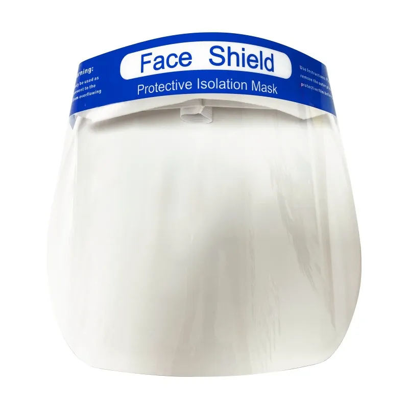 Disposable Pet Protective Transparent 330*250*0.25mm Anti-Fog Face Shield in Stock