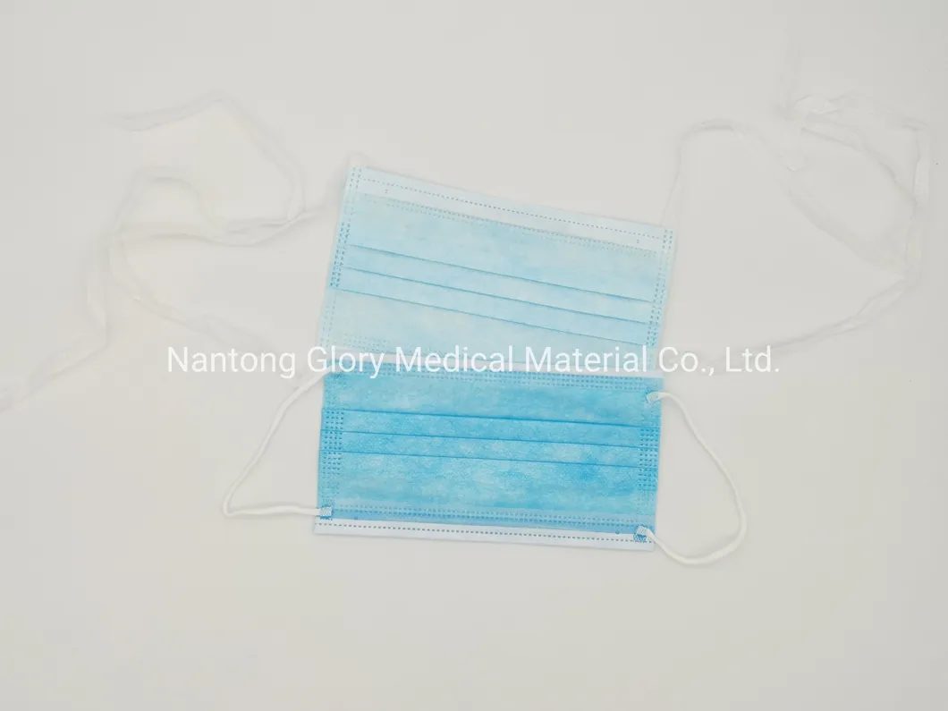 Disposable Protective Non-Woven 3ply Facial Melt-Blown Earloop Face Mask