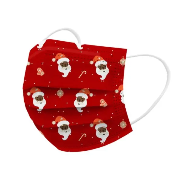 Dm005-C13 Red Christmas Day Dust Masks Disposable Masks