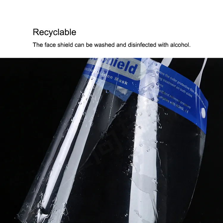 Dust Mask Transparent Face Shield Safety Protection Mask